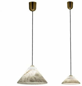 Alma light Подвесной светильник в абажуре из железа и алебастра Fuji 5070-5071