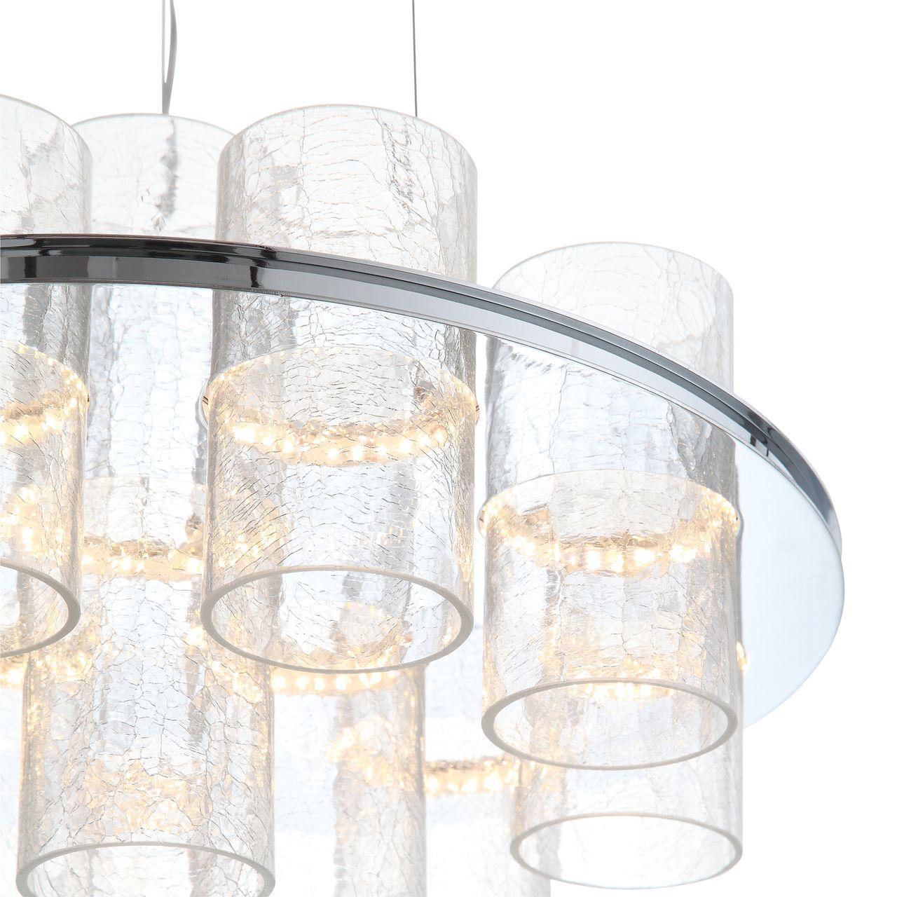 Подвесная светодиодная люстра ST Luce Biciere SL430.113.12 ST LUCE ДИЗАЙНЕРСКИЕ, BICIERE 222799 Хром  - Вид №2