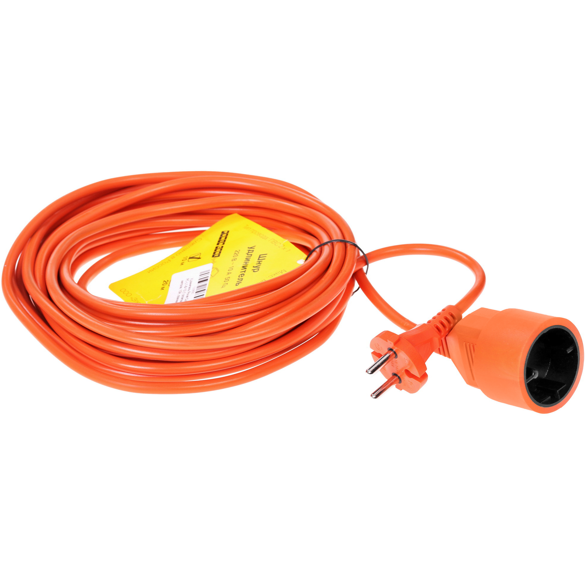 Удлинитель силовой Power Cube PC-L1-B-10 оранжевый 1039580 STDN-0094757