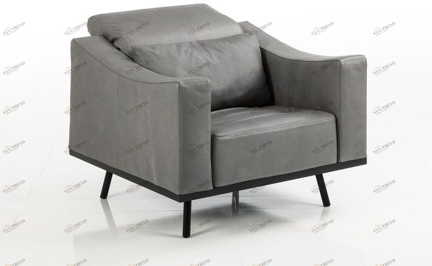 brühl Кожаное кресло с подлокотниками Deep space sun-id-1386562