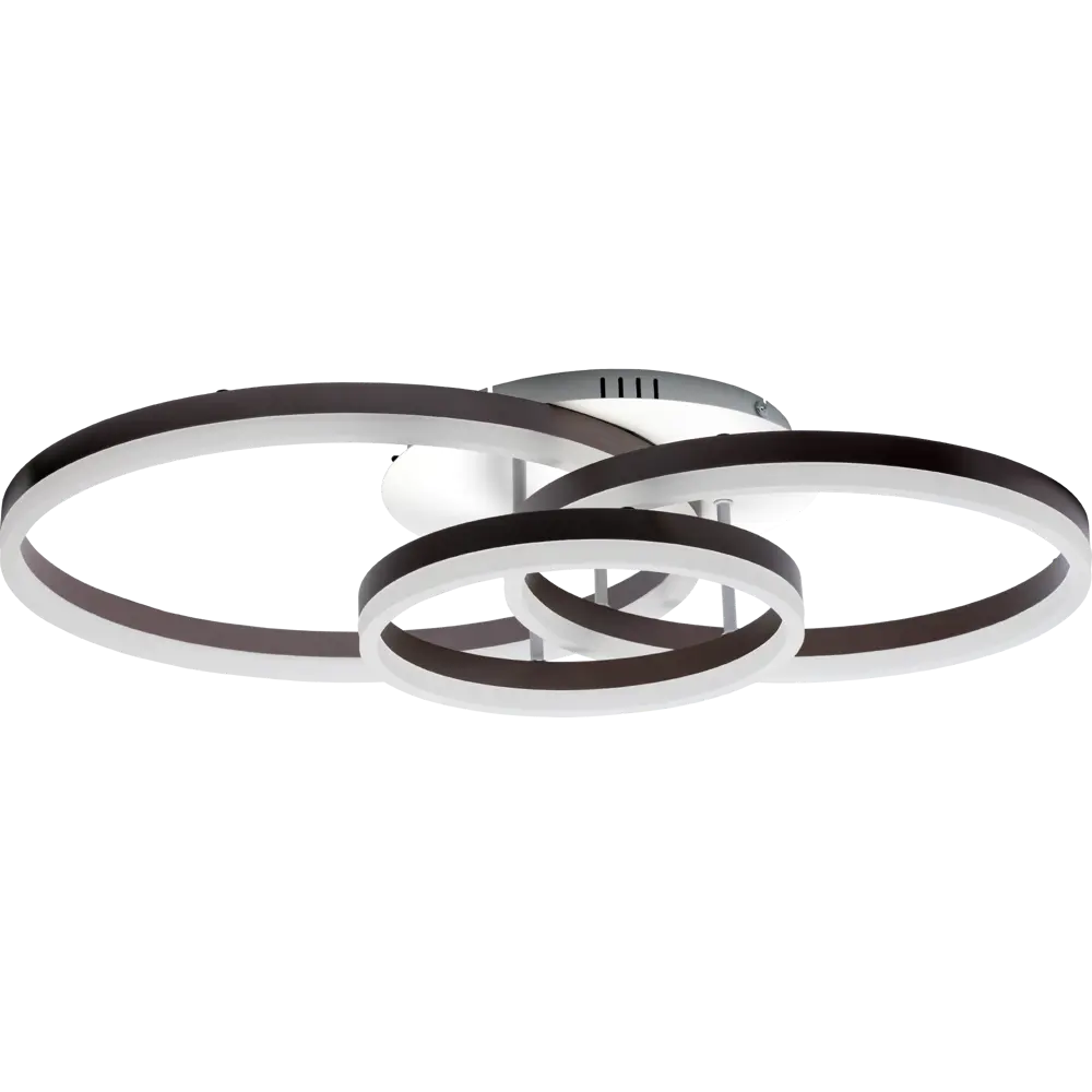 Люстра потолочная светодиодная диммируемая Ritter Eclipse 52083 6 с д/у 100 Вт 25 м² 2700К-6500К цвет белый/коричневый STLM-2016964 - Вид №5
