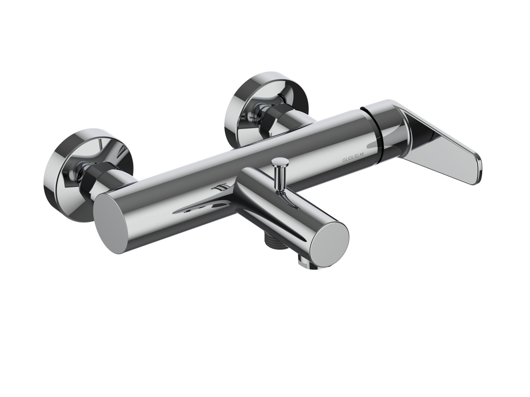 Однорычажный настенный смеситель для ванны с переключателем GUGLIELMI RUBINETTERIE сегодня ARCH-00004572