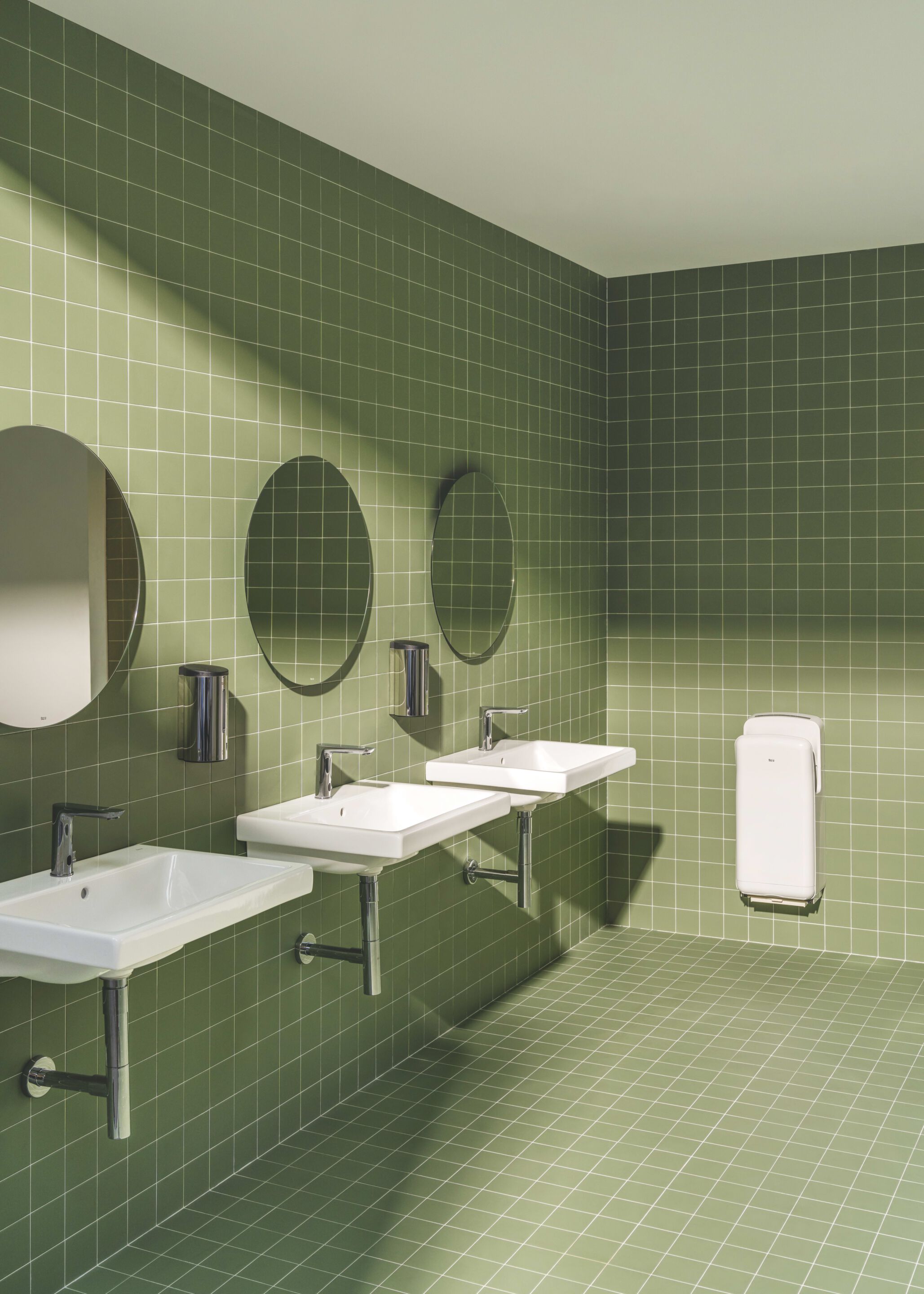 Пластиковые электрические полотенца с воздушным лезвием Roca Public ARCH-00100650 - Вид №1