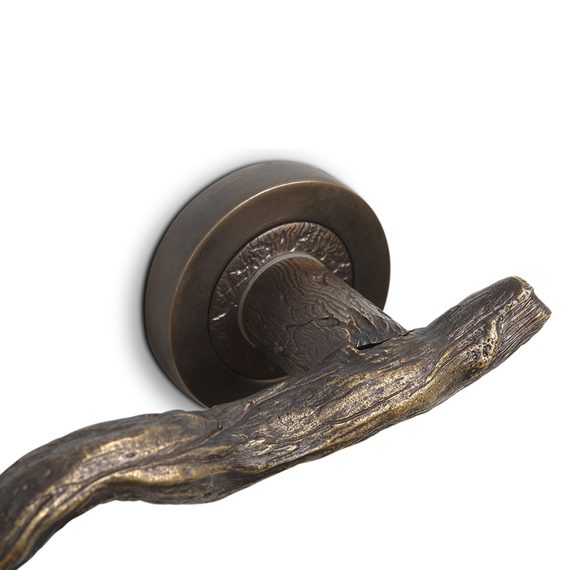 EA1065 PullCast Дверные рычаги LIMB Состаренная латунь  - Вид №3