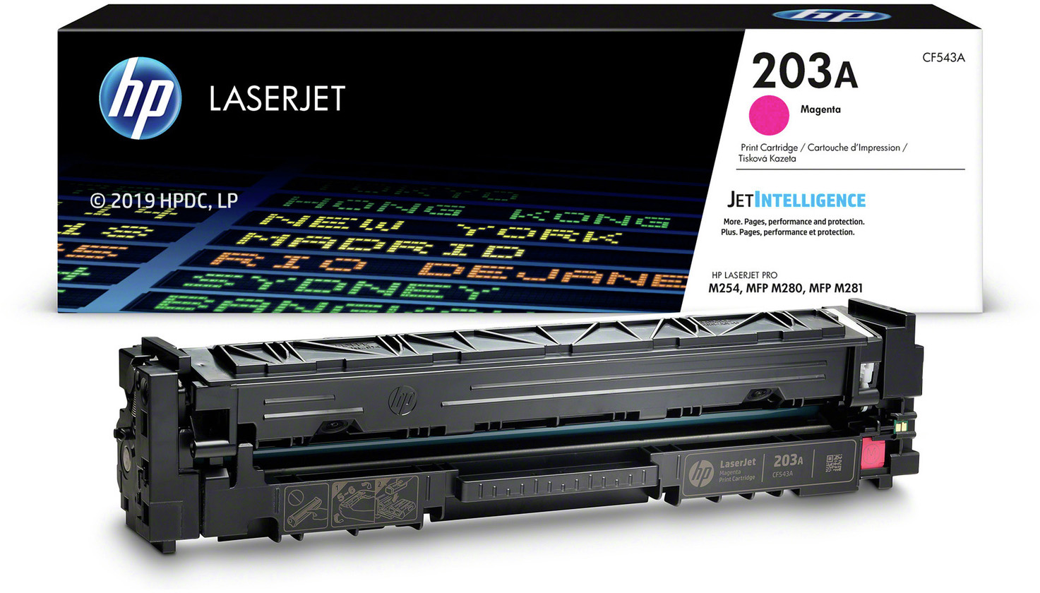 CF543A 203a original magenta laserjet toner cartridge HP Santreyd  - Вид №3