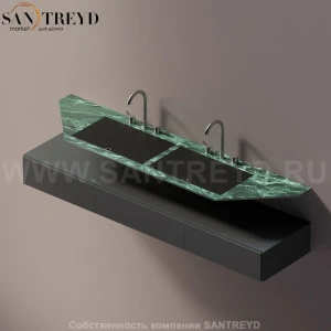 AELLN0AA21820VD Подвесная раковина настенная прямоугольная Agape Ell