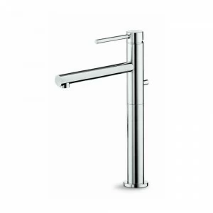 Однорычажный смеситель, высокая версия для верхней раковины, со сливным гарнитуром 1 ”1/4 MINI-X NEWFORM Италия