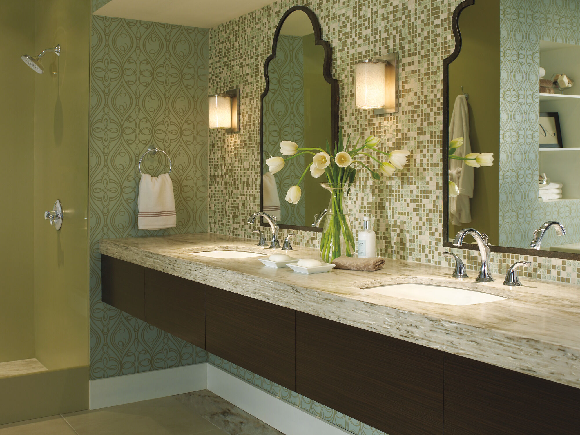 Обивка для душа Monitor (R) серии 17 Delta Faucet T17292-PT - Вид №1