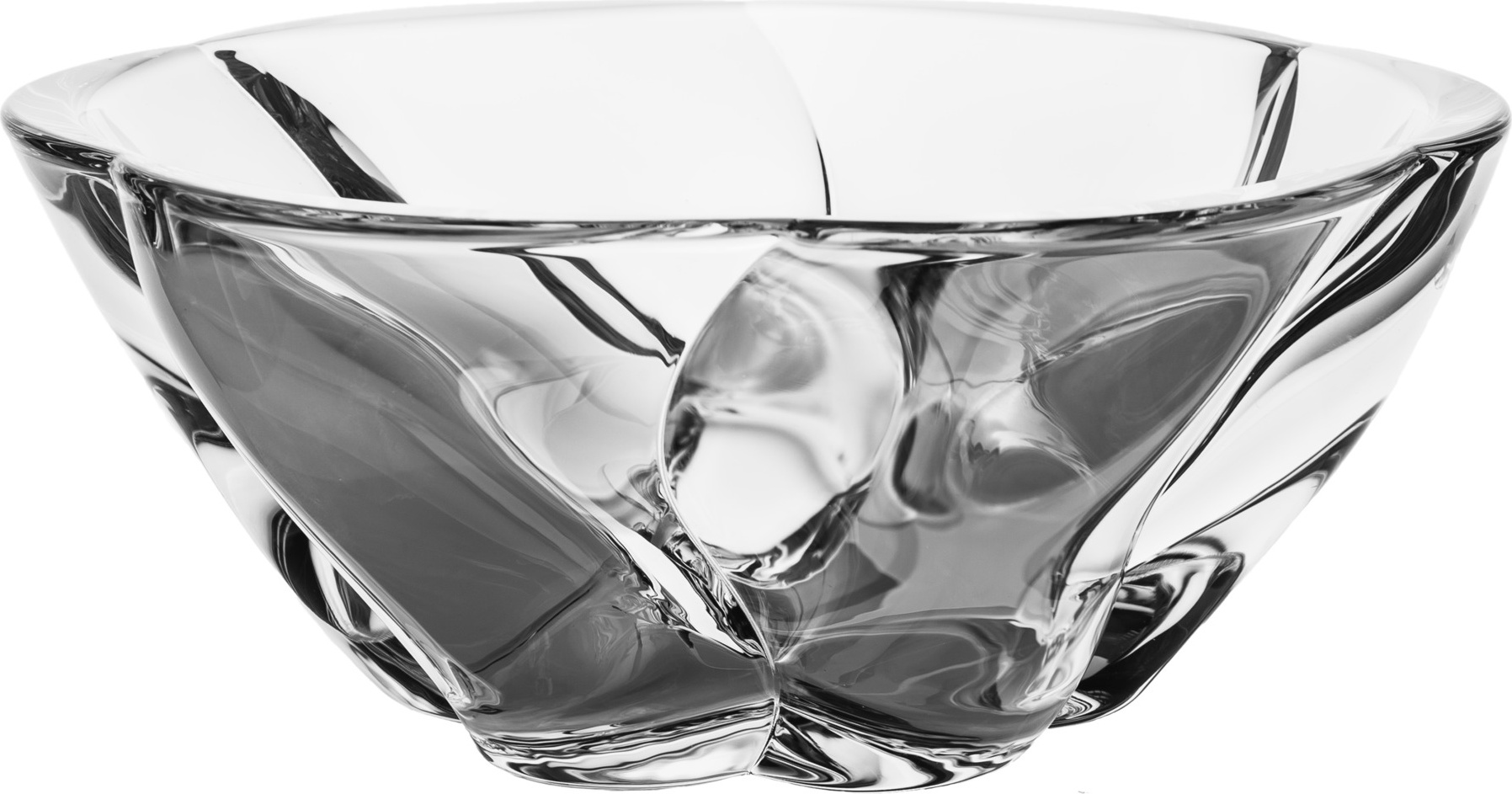 10636361 Cristal de Paris Чаша Cristal de Paris "Твист" 28х11см Хрусталь 