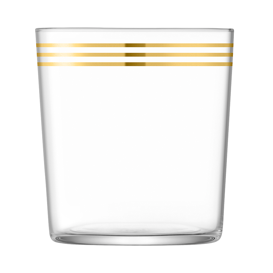 Набор из 8 стаканов с золотым декором Deco 390 мл LSA International G133713216 - Вид №2