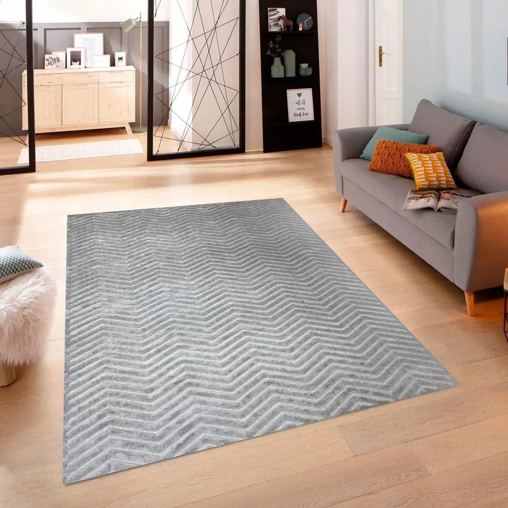 CTIM Ковер «Луна» 240x340 см серый - элегантный акцент для современного интерьера 89360178 STLM-1066554