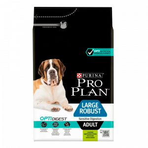 ПР0042527 Корм для собак для крупных пород с мощным телосложением с чувствительным пищеварением, ягненок сух. 3 кг Pro Plan