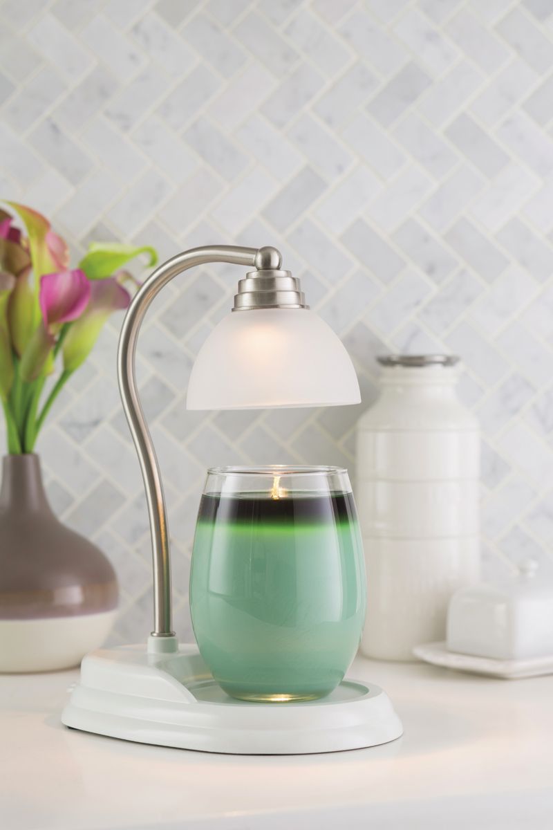 Электрическая лампа для ароматизации "Аврора" белая CANDLE WARMERS  268151 Белый  - Вид №1