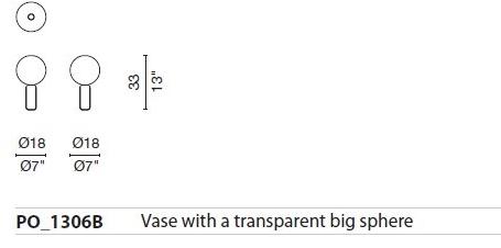 Cappellini Ваза из боросиликатного стекла sun-id-1487262 - Вид №7