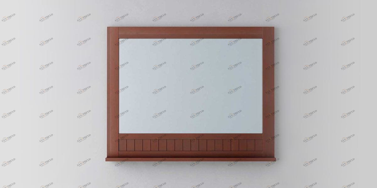 Avila Dos Зеркало COLONIAL в раме с полкой 100×85 Color 27 COUNTRY MIRRORS 0316204N27