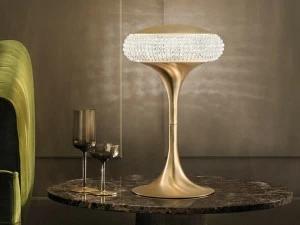 Masiero Настольная лампа из металла с кристаллами swarovski® Cristalis