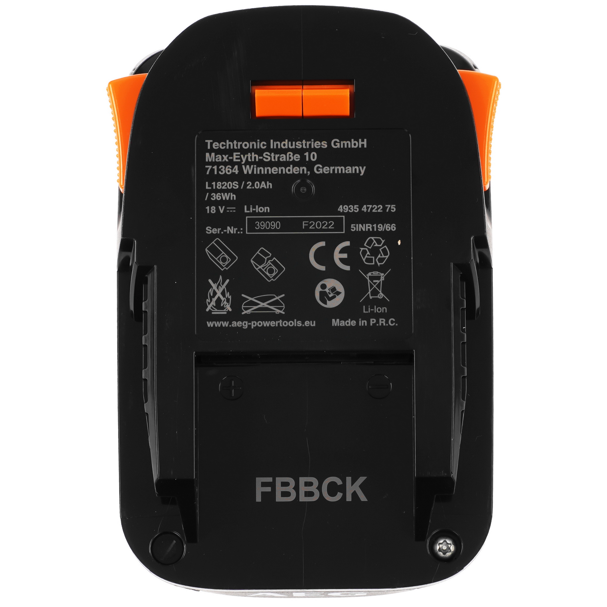 Аккумулятор и зарядное устройство AEG SET L1820S PRO 18V 5481003 STDN-0060908 - Вид №3