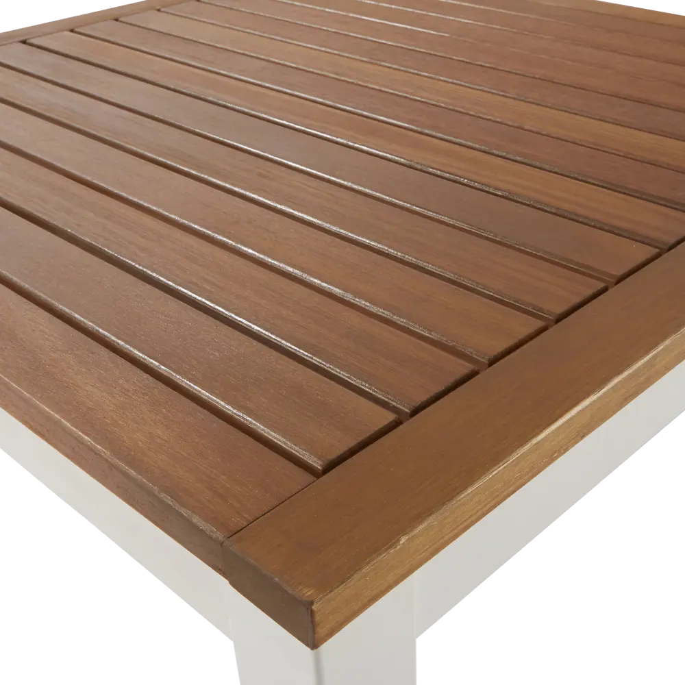 Набор садовой мебели Naterial Oris алюминий/полиэстер/дерево белый/бежевый: стол, диван и 2 кресла STLM-2115991 - Вид №16