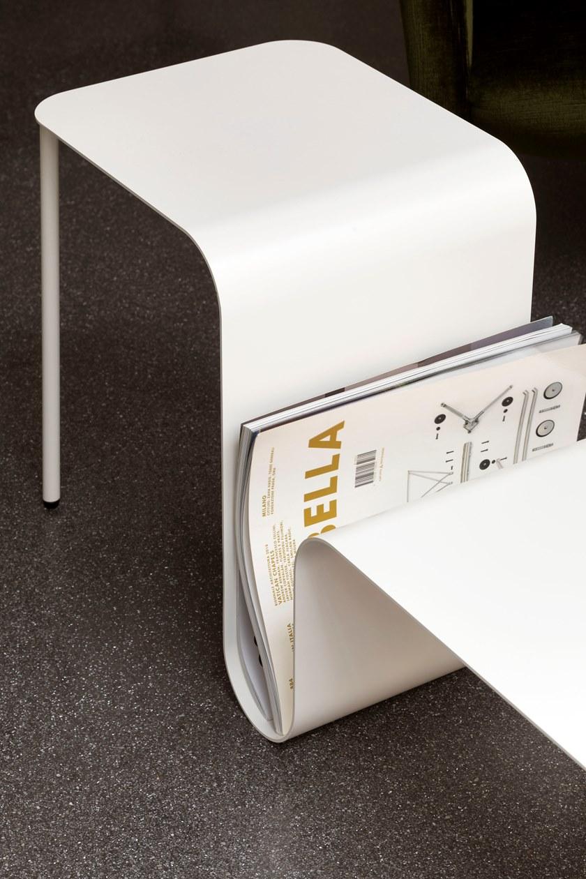 True Design Стол из листового металла с журнальной стойкой Wave Wat000 - Вид №3