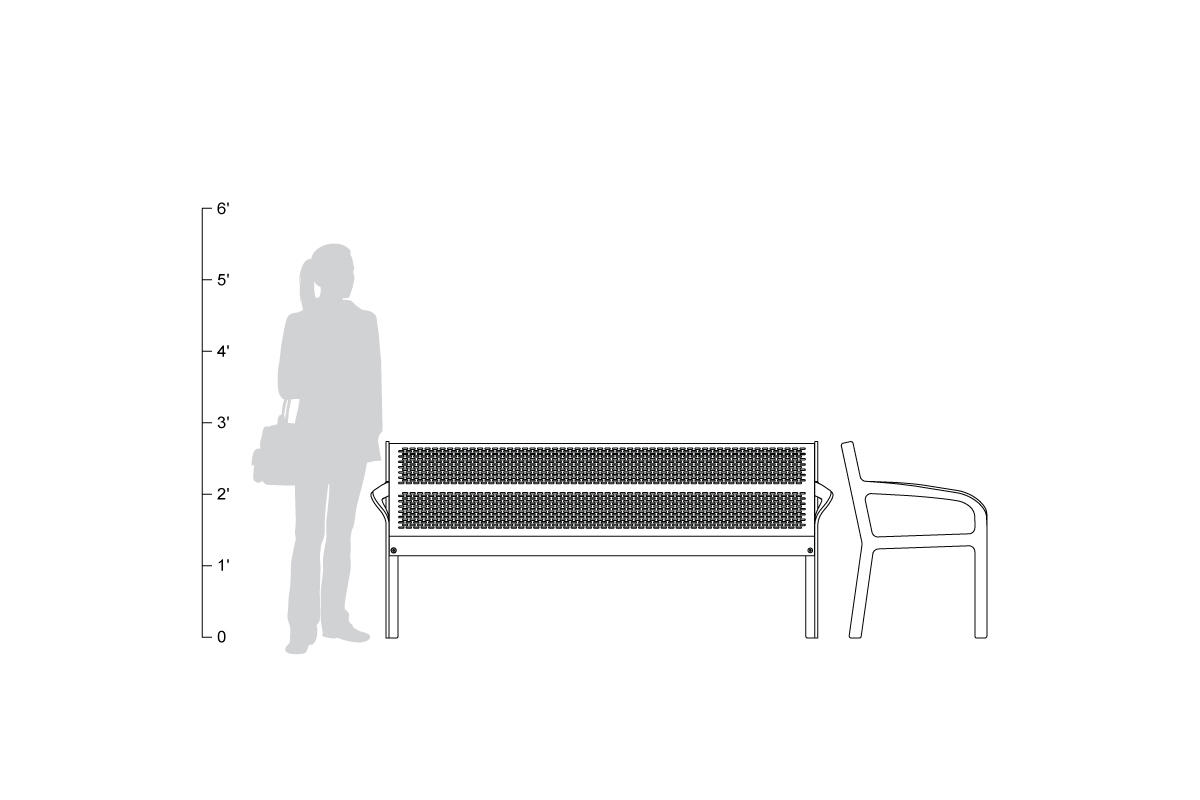 FSRT69 Скамейка коэффициентов  Forms-surfaces  - Вид №11