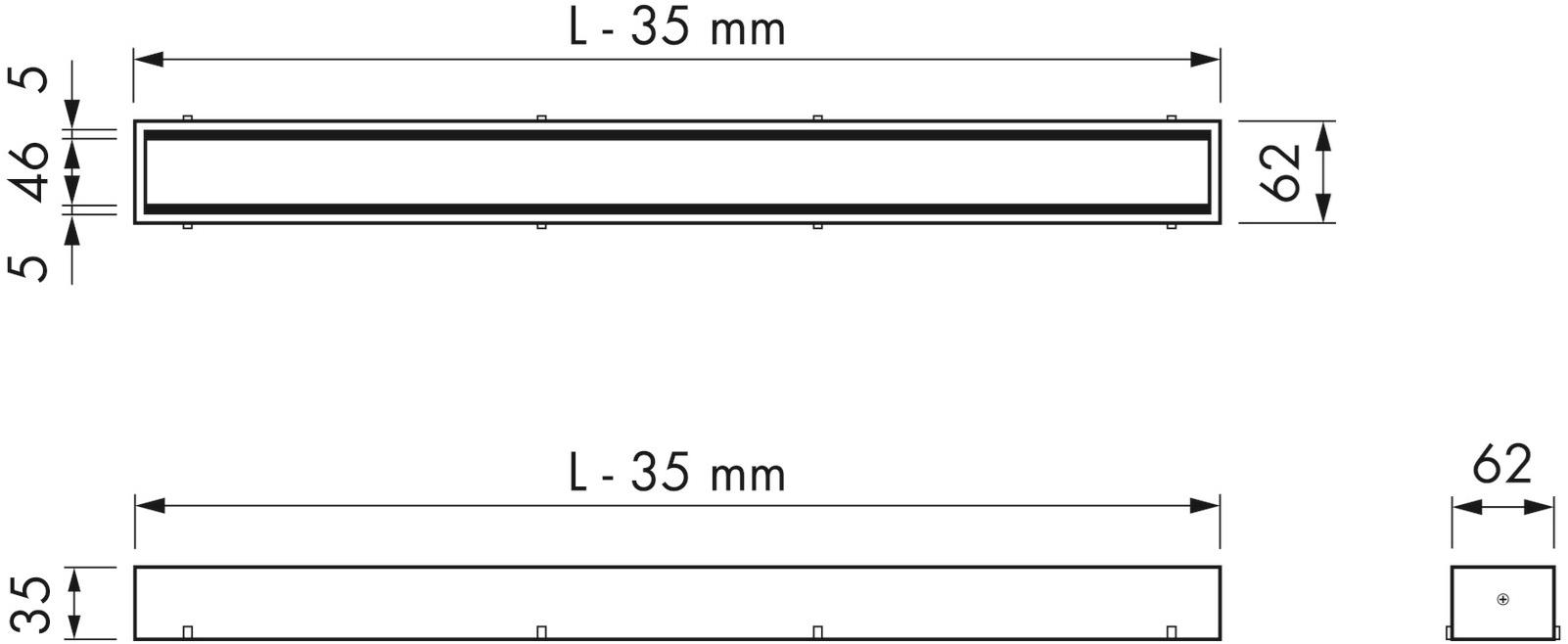ESS Easy Drain Трап для душа из нержавеющей стали Modulo taf sun-id-1362215 - Вид №6