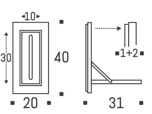 Вешалка для одежды из фанеры AMBIVALENZ Fläpps Hangrail 20×40-1 ARCH-00027351 - Вид №6