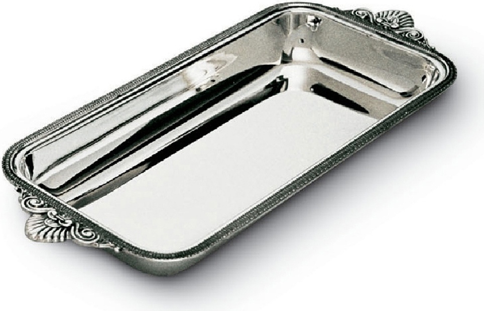 94190 Schiavon Блюдо для хлеба прямоугольное 34см "Империал" (серебро 925пр) Серебро 925 