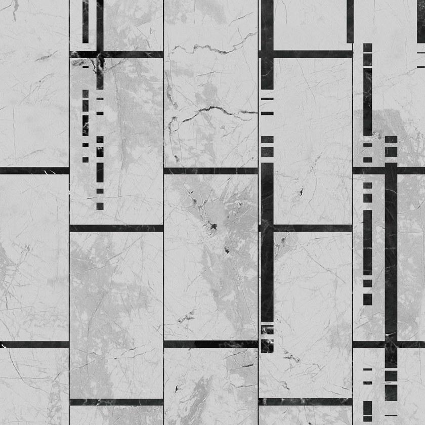 YO2 Геометрические виниловые обои с эффектом мрамора Cast icons sun-id-1344995 - Вид №1