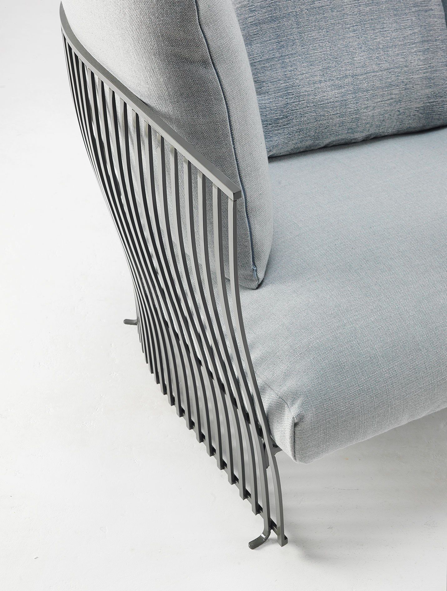 Тканевое и алюминиевое садовое кресло с подлокотниками Ethimo Venexia ARCH-00088409 - Вид №21