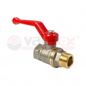 VF.215.NR1.012 Valfex Кран шаровой (с никелевым покрытием), ручка-рычаг (внутр.-наруж.)  1/2"