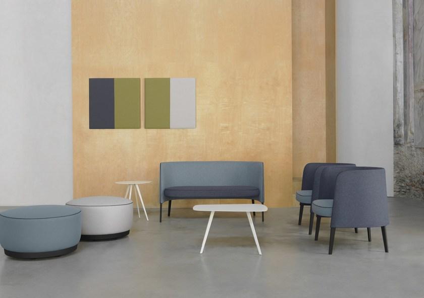 Segis Пуф из мягкой ткани на колесиках Agorà Agora sun-id-1472022 - Вид №3