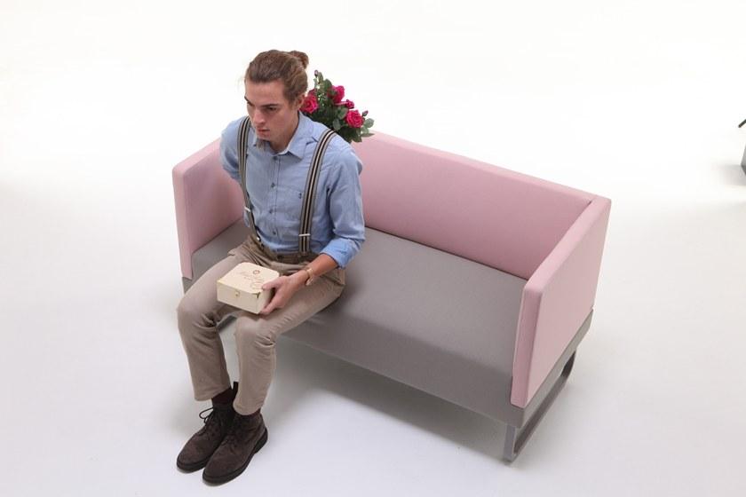 Ferrante Основание дивана из 2-местной ткани Silence sun-id-1384005 - Вид №2