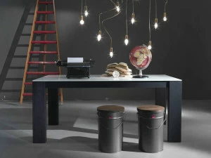 Fimar Раздвижной прямоугольный стеклянный стол