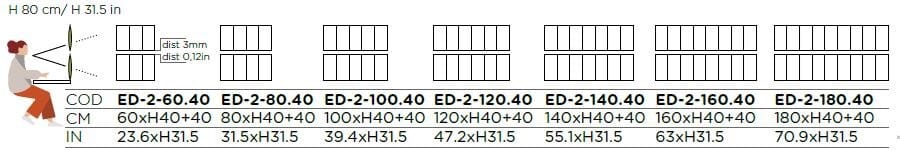 Панель перегородки из полиэфирного волокна Slalom ECOrange ARCH-00068427 - Вид №16