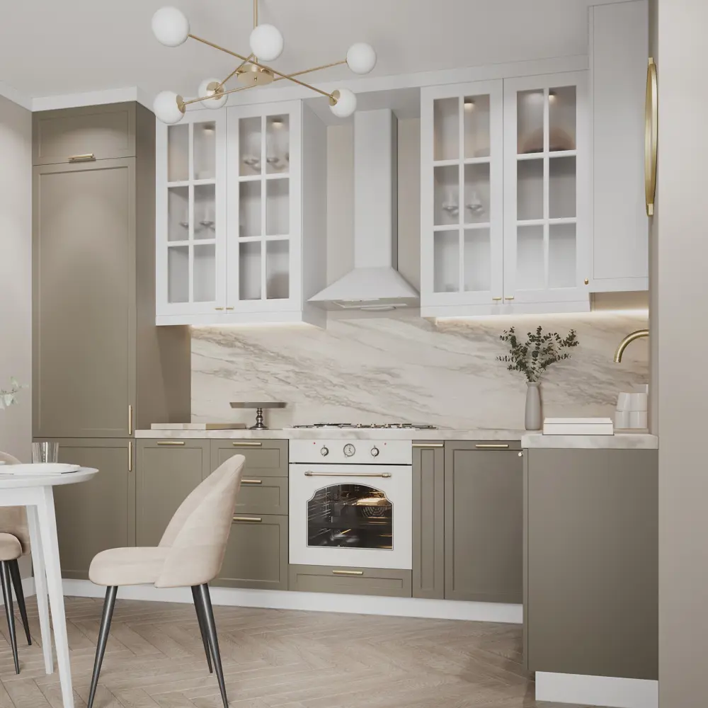 Фальшпанель для кухонного шкафа Ньюпорт 37x77 см KONSENSA цвет топо Ньюпорт Топо STLM-2146516 - Вид №6