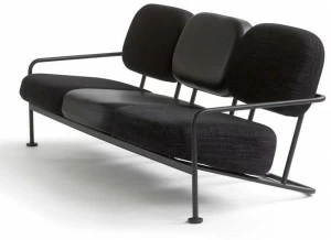 Blå Station 3-х местный кожаный диван Åhus Åhus-3 | 2019