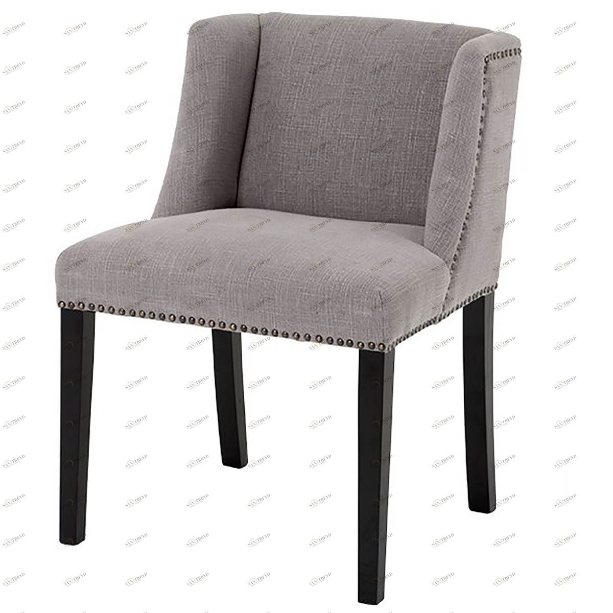 Стул обеденный St. James серый с черными ножками от Eichholtz EICHHOLTZ EICHHOLTZ 060835 Серый 