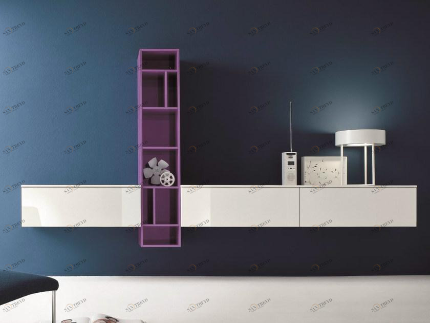 Dall'Agnese Модульная лакированная стенка для хранения Slim sun-id-1371694