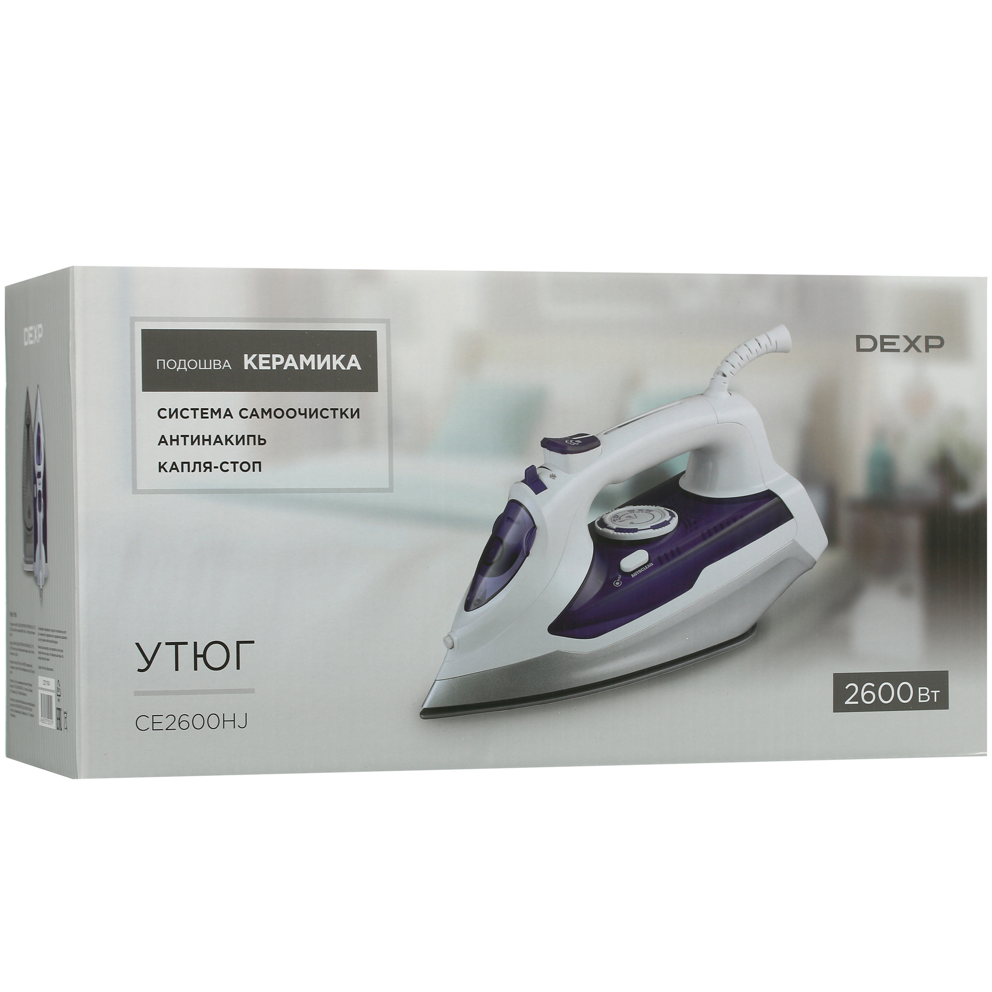 5085562 Утюг DEXP CE2600HJ белый STDN-0099878 - Вид №9