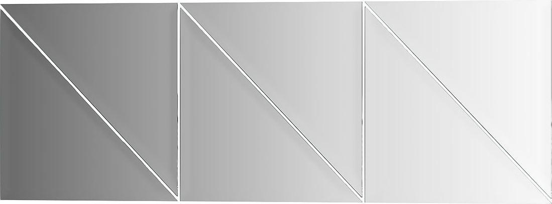 BY 1515 Зеркальная плитка с фацетом 10 mm - комплект 6 шт EVOFORM Refractive