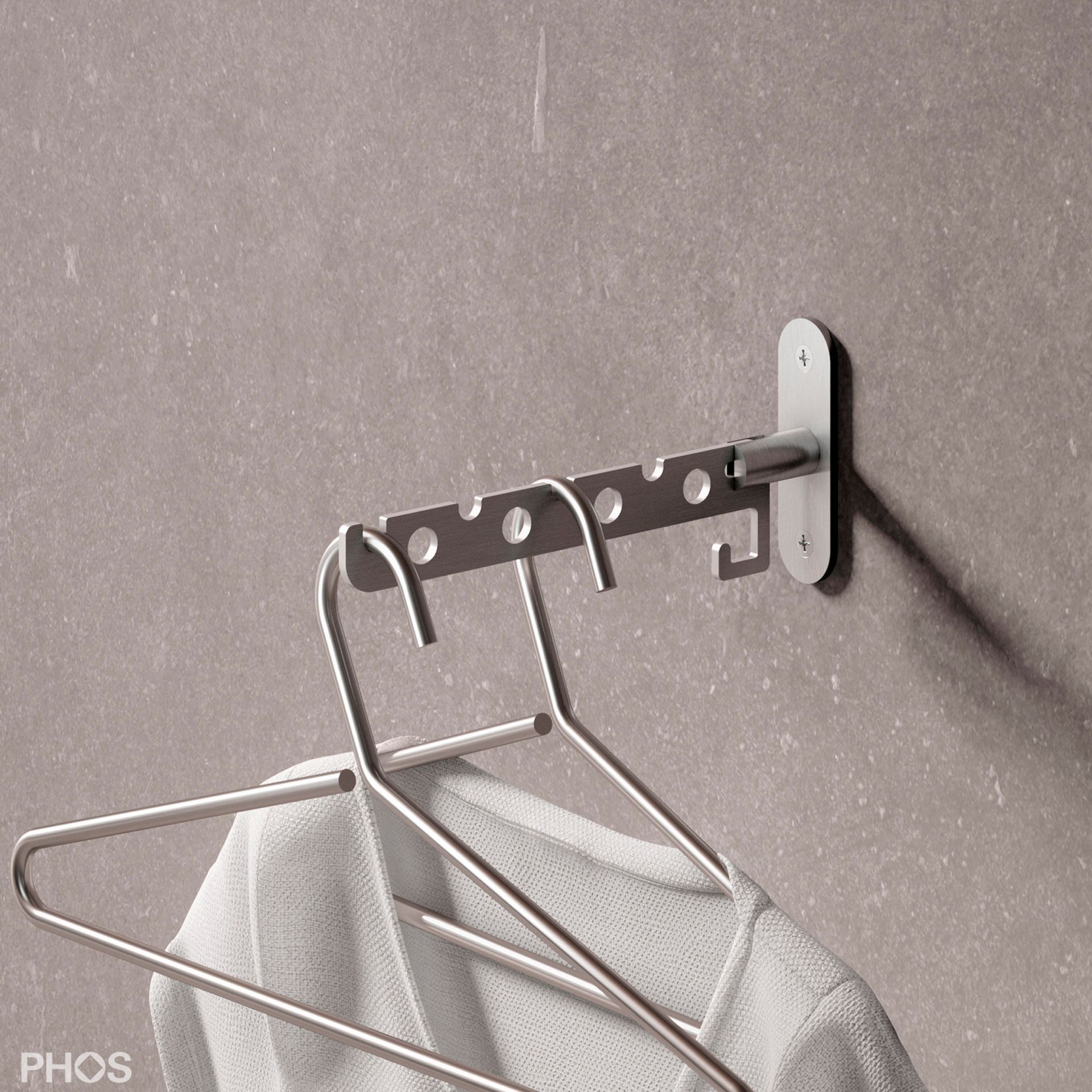 KL1 Веер для одежды складной, вылет 21,7 см. PHOS  - Вид №2