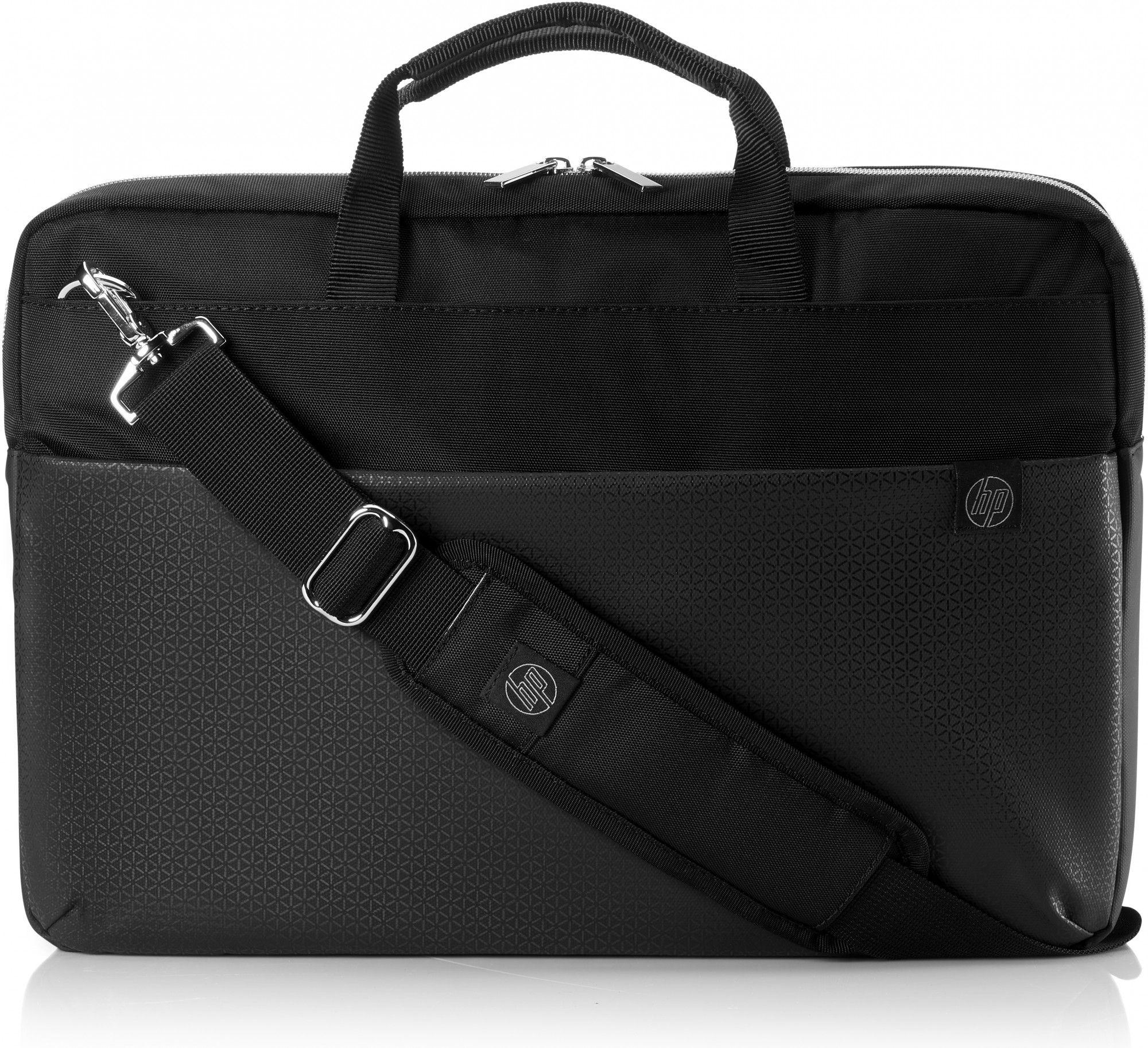 4QF95AA#ABB 15.6 duotone slvr briefcase HP Santreyd 