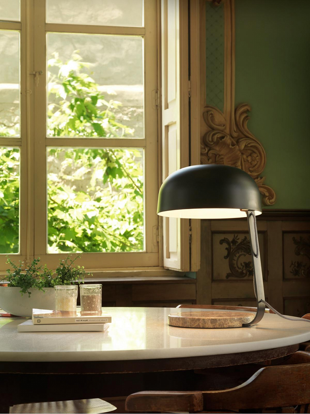 032644 Настольная лампа Aromas del Campo Marbre 