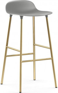 1400937 Барный стул 75 см латунь Серый Normann Copenhagen Form
