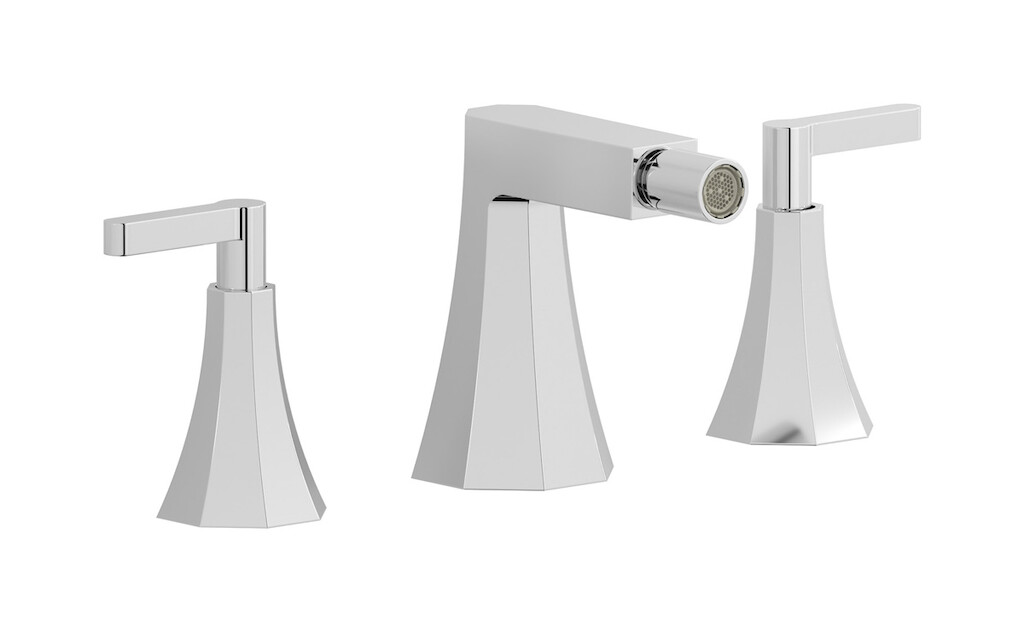 Смеситель для биде на 3 отверстия с донным клапаном WE ARE IB bl393cc Chrome Belmondo 