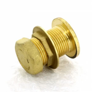 Выпуск резервуарный фланец-Н с контргайкой и заглушкой TIEMME 1"