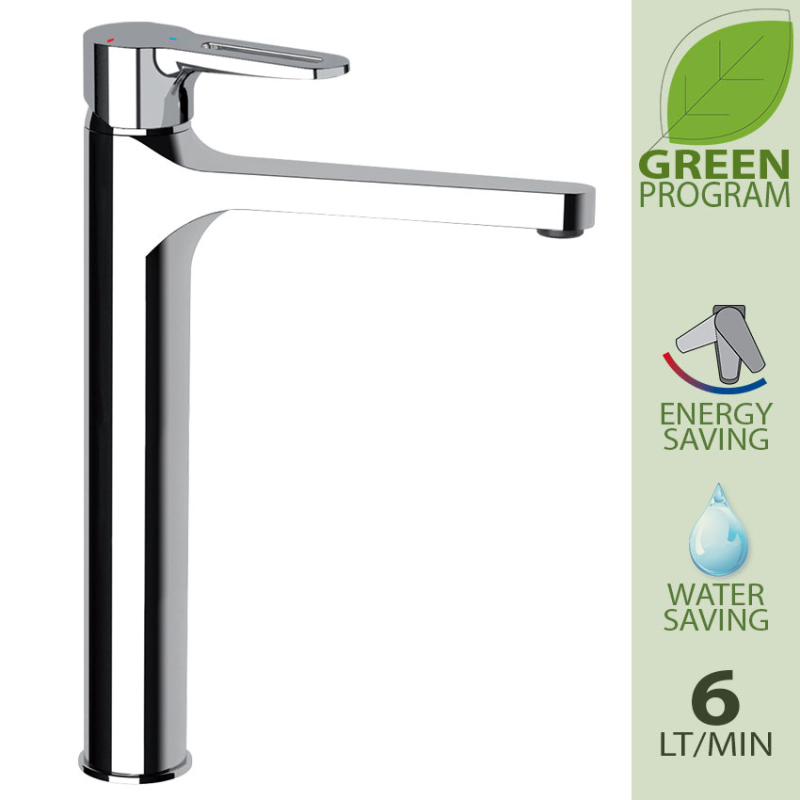 SRE607BLT6 Смеситель для раковины DANIEL RUBINETTERIE Smart GREEN - Вид №3