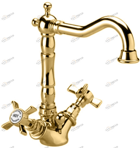 Смеситель MIGLIORE Princeton ML.PRN-834.DO для раковины - золото 