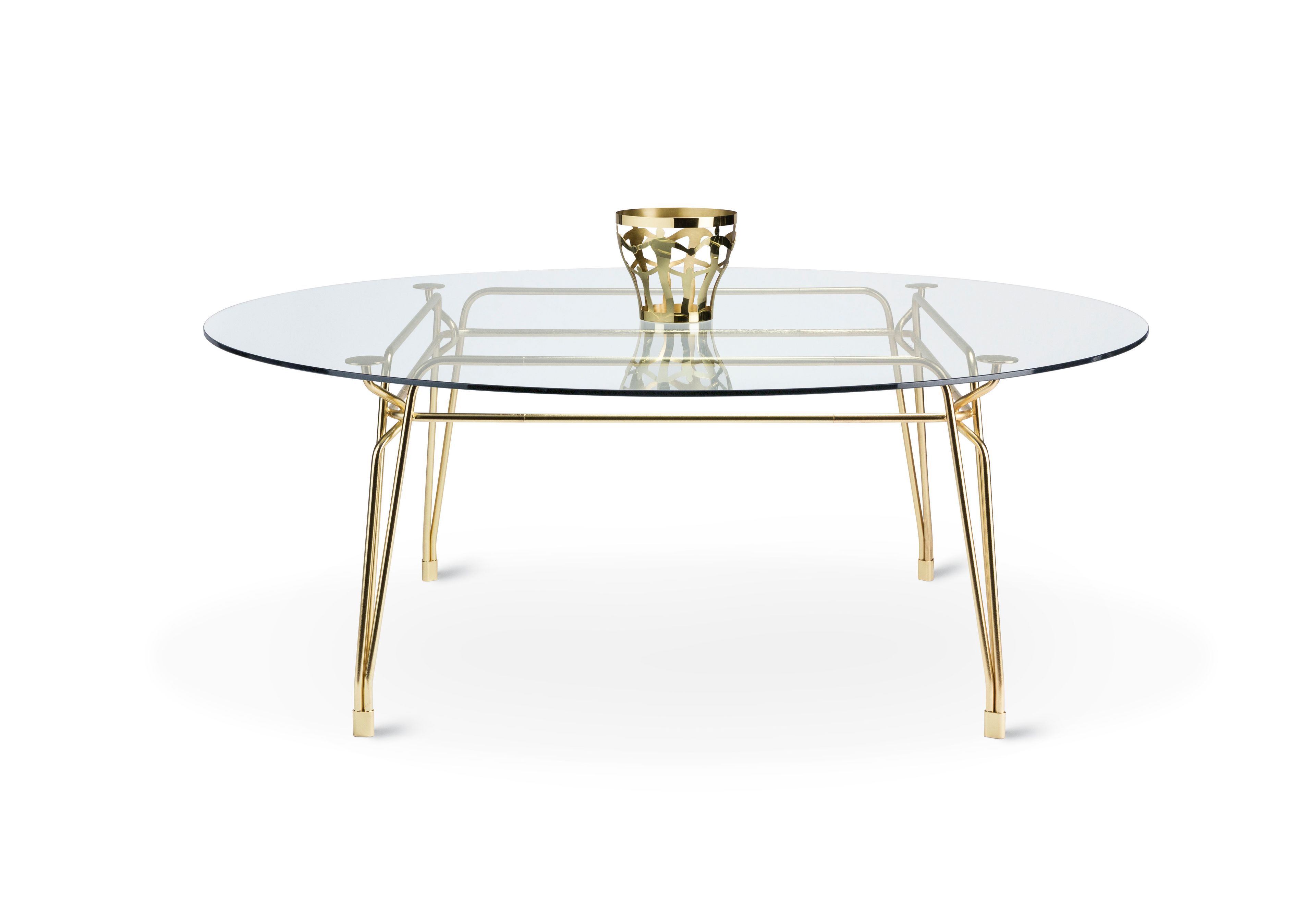 Круглый стеклянный обеденный стол GHIDINI1961 Ботани ARCH-00068237 - Вид №4