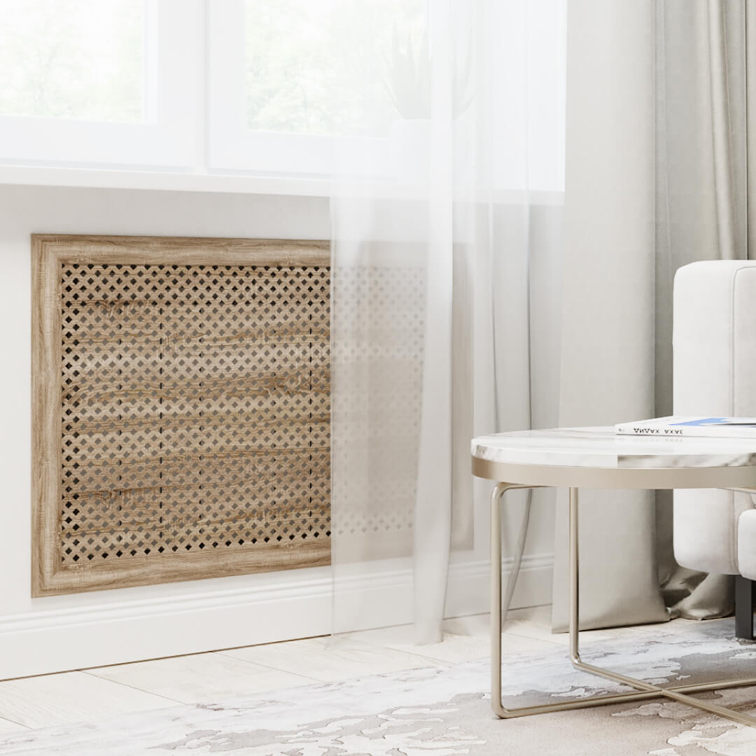 Экран для радиатора 120х60 см Глория дуб винтаж STELLA Standart STSR-1084 - Вид №1